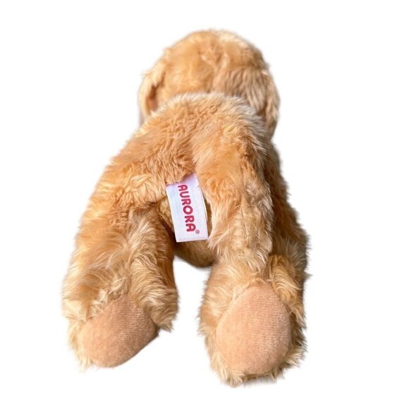 Aurora World Flopsie Plush Goldie Labrador Stuffed Animal Puppy Dog Size 12" NWT - Picture 5 of 11